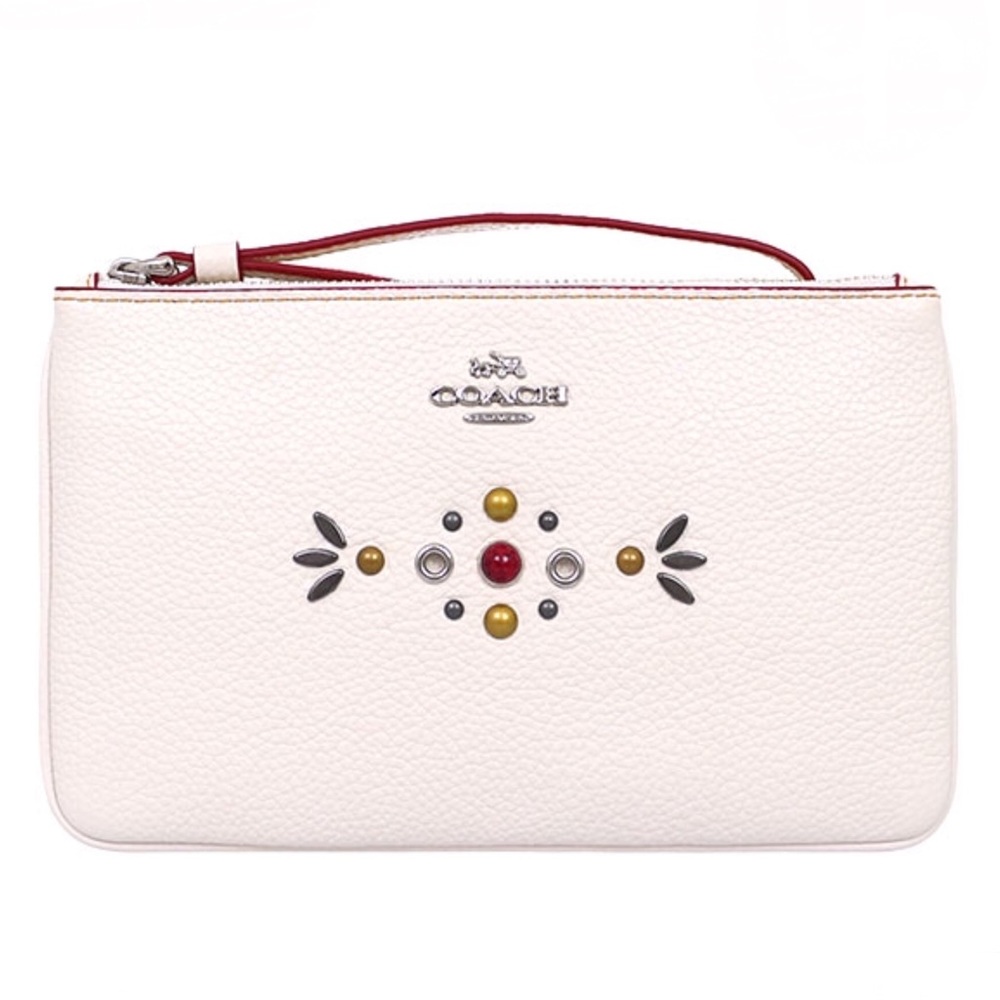 COACH  WRISTLET IN PEBBLE LEATHER